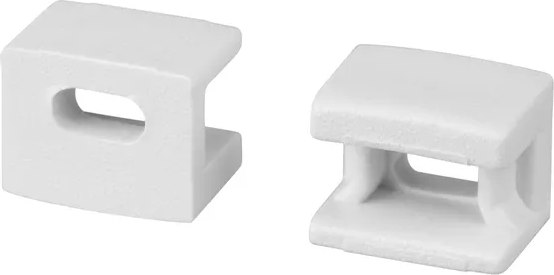 Заглушка для профиля Arlight PLINTUS-FANTOM WHITE с отверстием / 043607 - фото