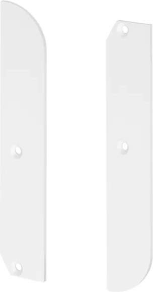 Заглушка для профиля Arlight PLINTUS-H80 WHITE / 046159 - фото