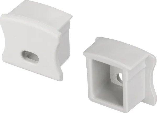 Заглушка для профиля Arlight PVC-SLIM-H15 с отверстием / 018240 - фото