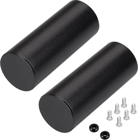 Заглушка для профиля Arlight ROUND-D36-360 BLACK с отверстием / 050534 - фото