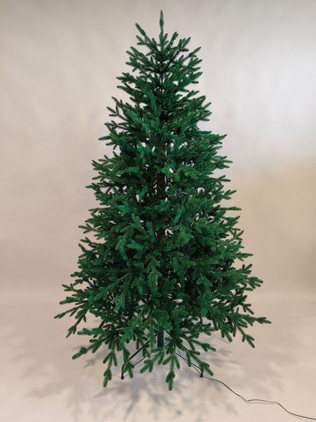 Ель искусственная Уральская ёлка и игрушка Уральская с гирляндой