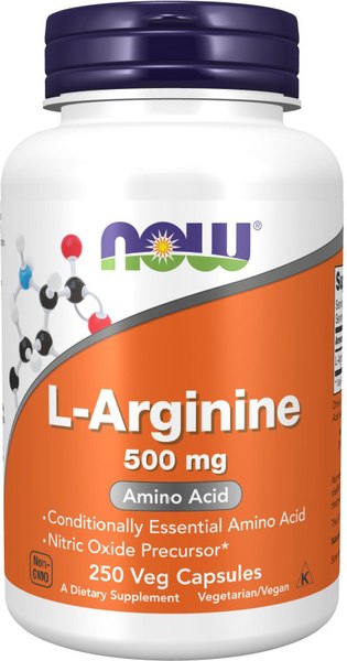 L-аргинин NOW Foods L-Arginine 500мг - фото
