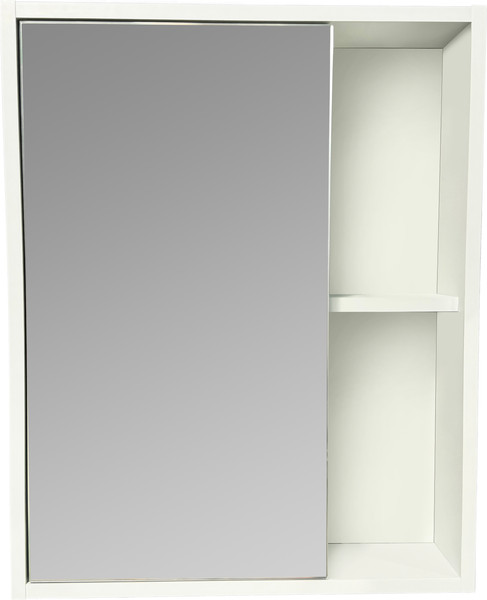 Шкаф с зеркалом для ванной Runo Эко 52