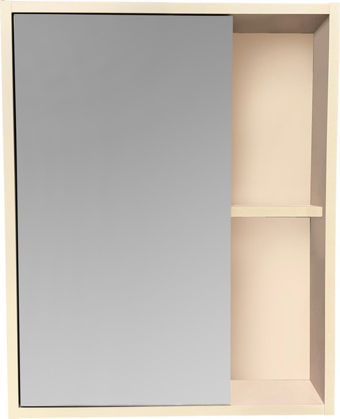 Шкаф с зеркалом для ванной Runo Эко 60