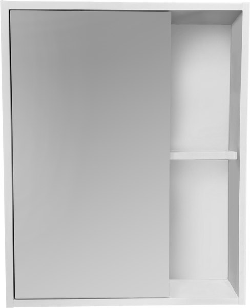 Шкаф с зеркалом для ванной Runo Эко 60