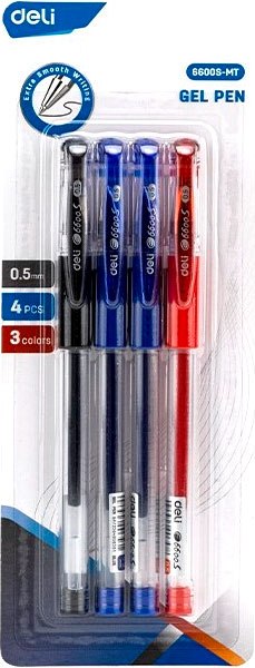 Набор гелевых ручек Deli 6600SMT - фото