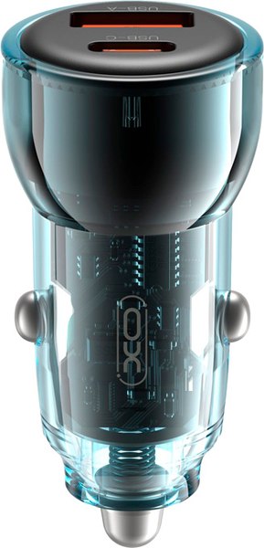 Адаптер питания автомобильный XO A30W+C30W / CC60W - фото