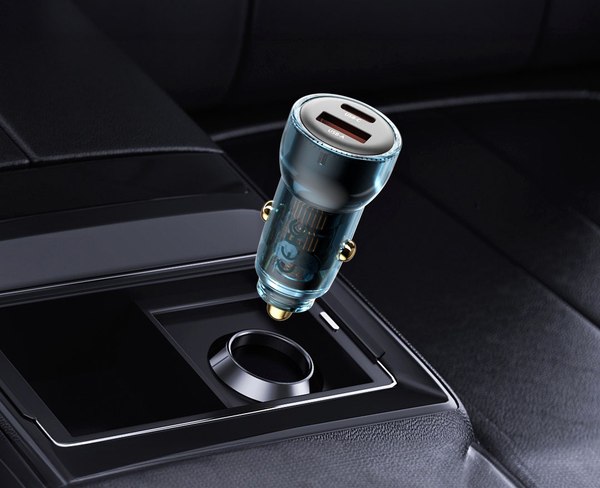 Адаптер питания автомобильный XO A30W+C30W / CC60W