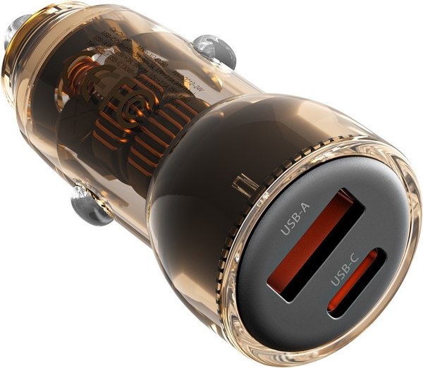 Адаптер питания автомобильный XO A30W+C30W / CC60W