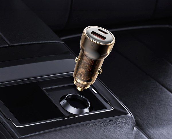 Адаптер питания автомобильный XO A30W+C30W / CC60W