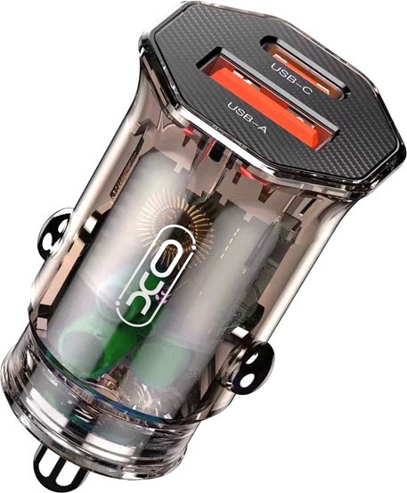 Адаптер питания автомобильный XO PD20W+QC3.0 18W / CC50 - фото