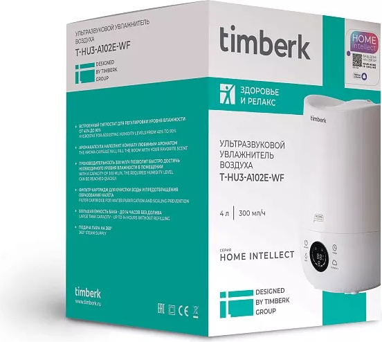Ультразвуковой увлажнитель воздуха Timberk T-HU3-A102E-WF