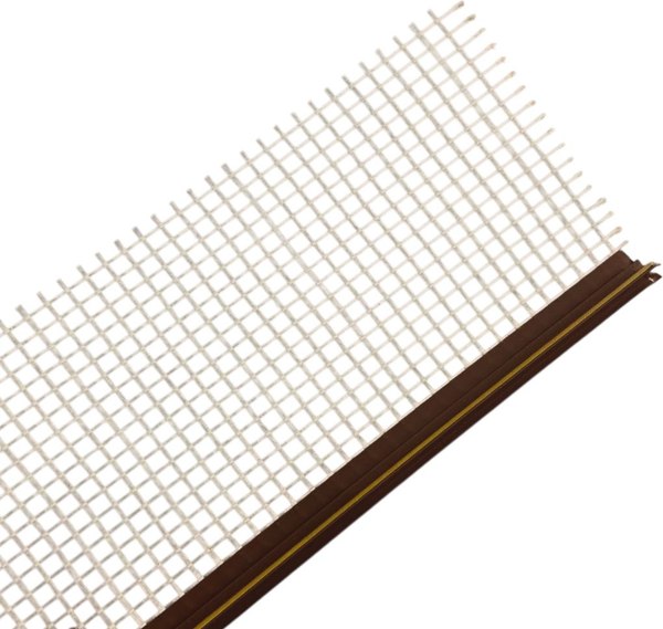 Профиль примыкающий оконный Profilsystems С сеткой и пыльником 6мм - фото