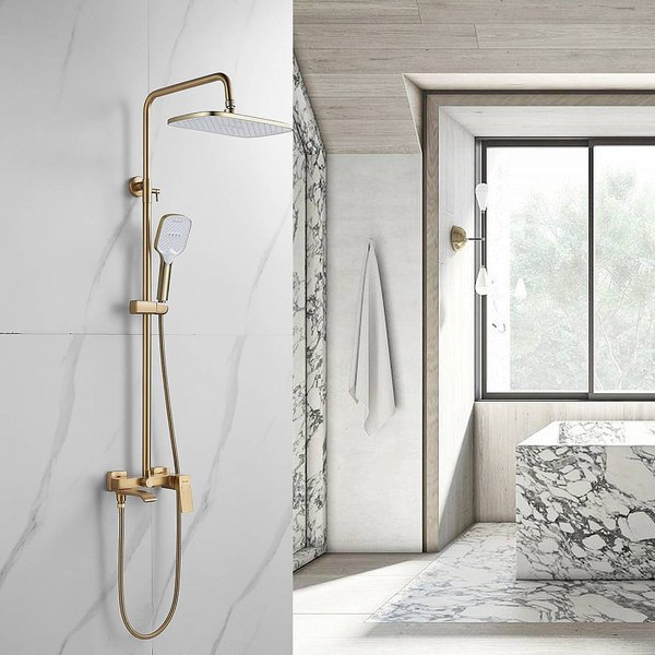 Душевая система со смесителем Shevanik S4036G