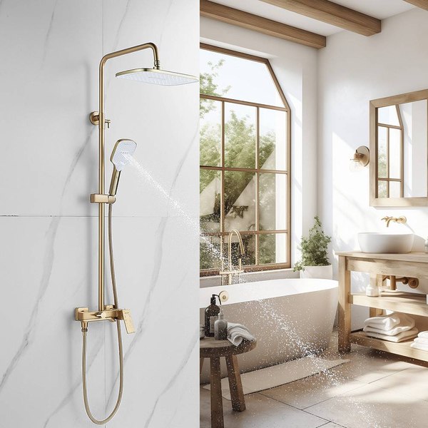 Душевая система со смесителем Shevanik S4036G