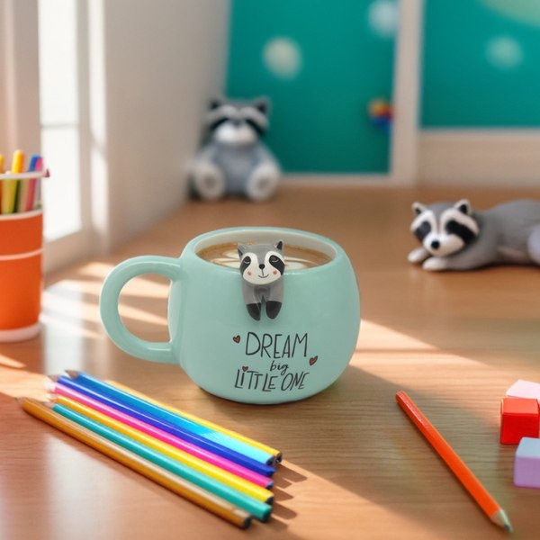 Кружка Mandarin Decor Енот / D21C210367-400B