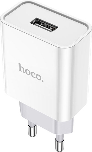 Зарядное устройство сетевое Hoco C81A + кабель AM-microBM