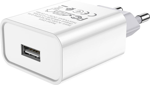 Зарядное устройство сетевое Hoco C81A + кабель AM-microBM