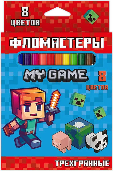Фломастеры Centrum My game / 77221 - фото