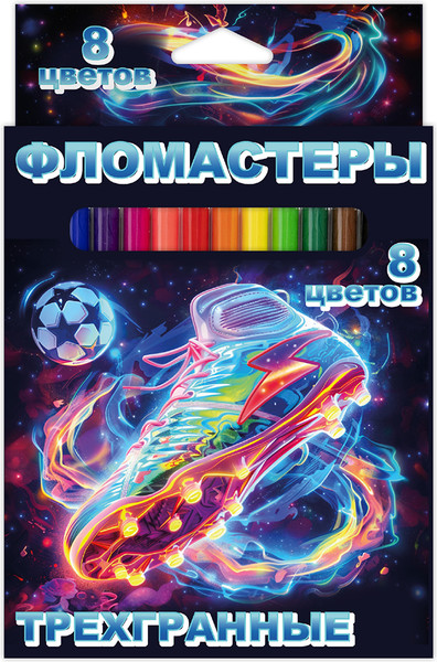 Фломастеры Centrum Футбол / 77439 - фото