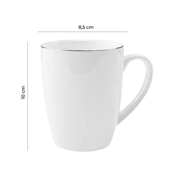 Кружка Mandarin Decor Бланк платинум / D14F10002-420W