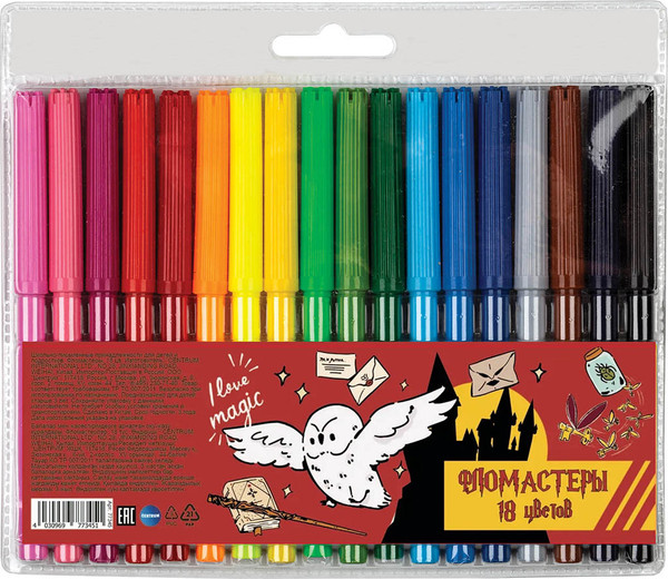 Фломастеры Centrum Школа Магии / 77345 - фото
