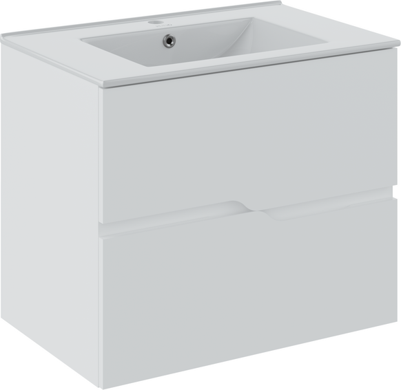 Тумба с умывальником Runo Палермо 60 + Teffy 60