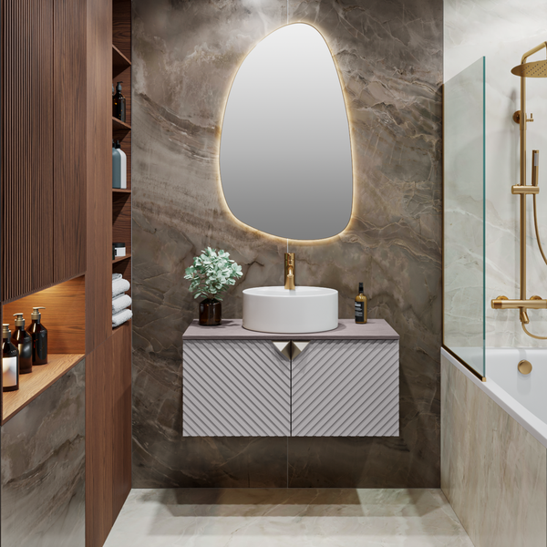 Тумба с умывальником Runo Андорра 85 + Palla D41