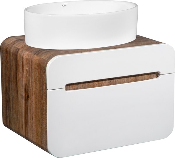 Тумба с умывальником Runo Андорра 85 + Ovale 50