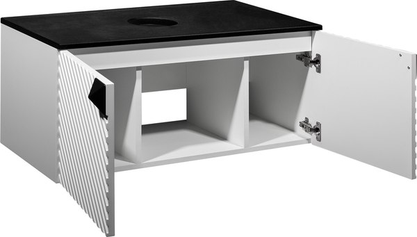 Тумба с умывальником Runo Андорра 85 + Ovale 50