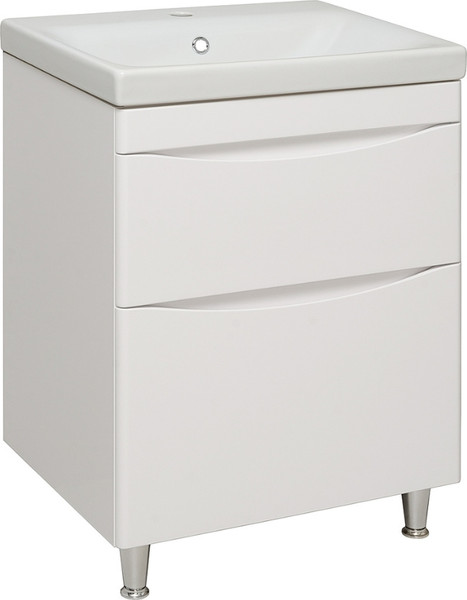 Тумба с умывальником Runo Афина 60 + Moduo 60