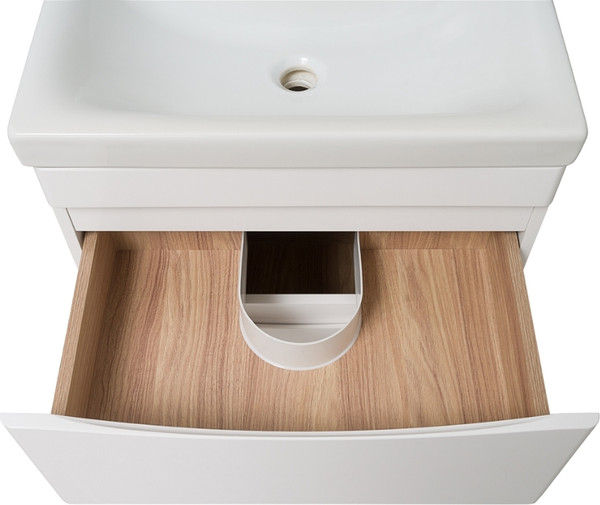 Тумба с умывальником Runo Афина 60 + Moduo 60