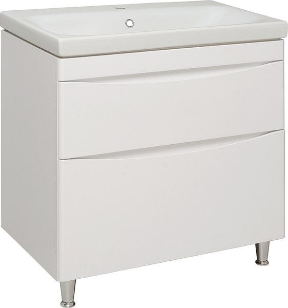 Тумба с умывальником Runo Афина 80 + Moduo 80