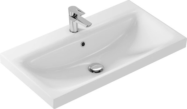 Тумба с умывальником Runo Афина 80 + Moduo 80