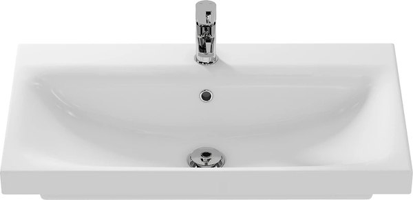 Тумба с умывальником Runo Афина 80 + Moduo 80