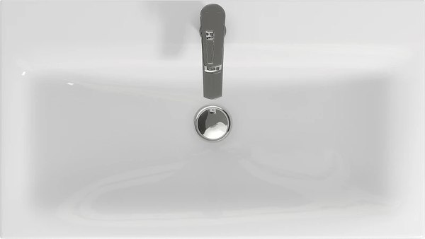 Тумба с умывальником Runo Афина 80 + Moduo 80