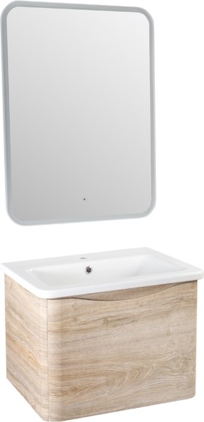 Тумба с умывальником Runo Тоскана 60 + Никсон 60