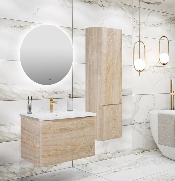 Тумба с умывальником Runo Тоскана 80 + Никсон 80 - фото