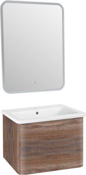 Тумба с умывальником Runo Тоскана 60 + Никсон 60