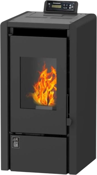 Камин пеллетный Zota A9H20 9 кВт WIFI (черный) - фото