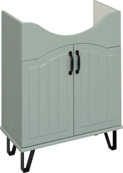 Тумба с умывальником Runo Марсель 65 + Классик 65