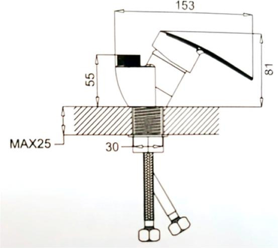 Корпус смесителя Potato P58278