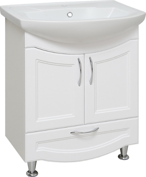 Тумба с умывальником Runo Неаполь 65 + Элеганс 65