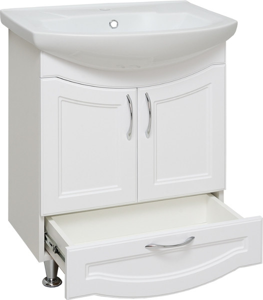 Тумба с умывальником Runo Неаполь 65 + Элеганс 65