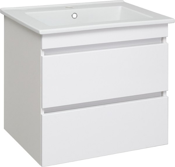 Тумба с умывальником Runo Манхэттен 65 + Оскар 65