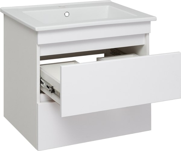 Тумба с умывальником Runo Манхэттен 65 + Оскар 65