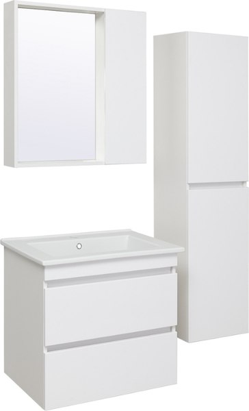 Тумба с умывальником Runo Манхэттен 65 + Оскар 65