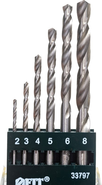 Набор сверл FIT По металлу HSS полированных / 33797