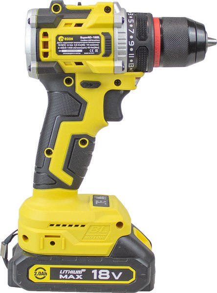 Аккумуляторная дрель-шуруповерт Edon Super AD-18BL