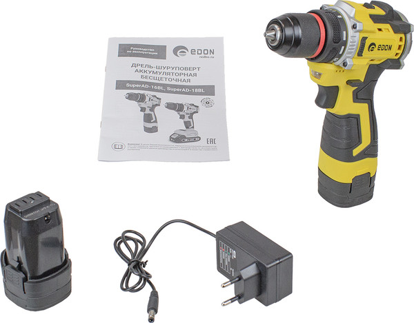 Аккумуляторная дрель-шуруповерт Edon Super AD-16BL